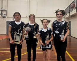 Trohpy Winners
Ruby Taylor, Lexie Rose, Ashleigh Rob and Jennifer Keen